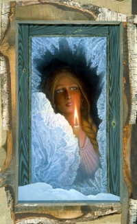 Девушка со свечей