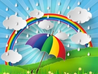 Детские стихи дождь радуга