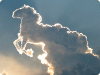 Стихи облака белогривые лошадки