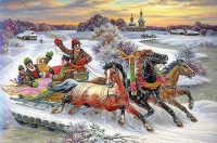 Стихи санки Рождество