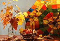 Зонтик осень стихи