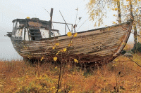 Старый баркас стихи