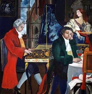 Сальери и Моцарт стих