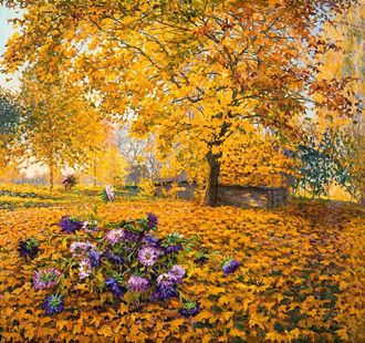 Октябрь цветы стихи