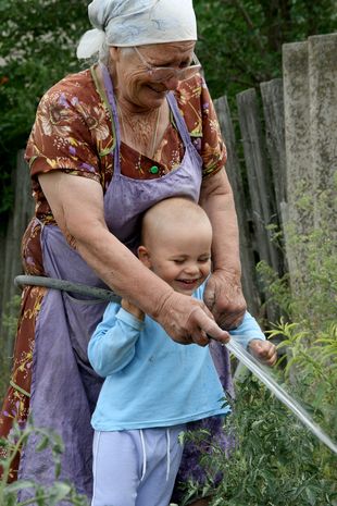 Померла баба вірш