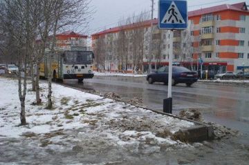 Стих растаял снег