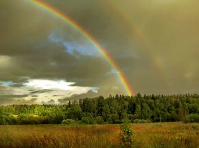 Дождь солнце радуга стихи