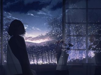 Ночь снег стих