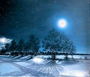 Стихи мороз луна