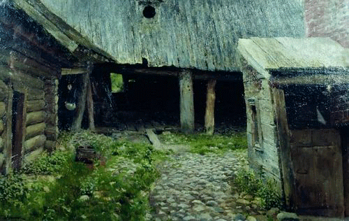 Ветхий дворик. Плёс. 1888-1890