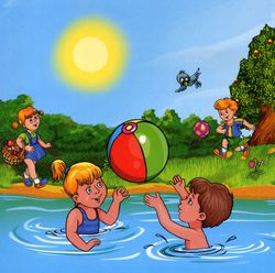 Лето стих детский