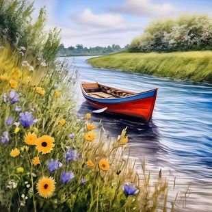 Берег лодка стихи