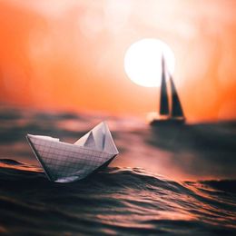 Кораблик море стихи