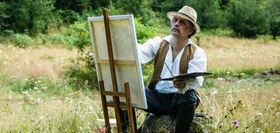 На холсте стихи