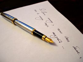 Бумага и перо стих