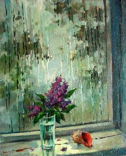 Дождь барабанит стихи