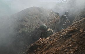 В окопе стих