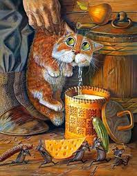 Счастливый кот стихи