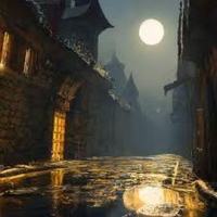 Стихи луна и дождь